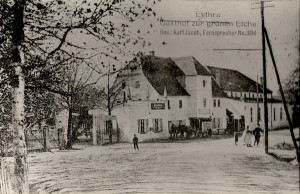 1920-Postkarte Gasthof Grüne Eiche