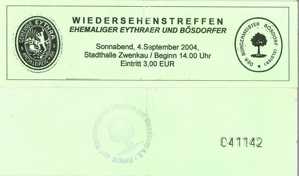 1. Eythratreffen in Zwenkau
